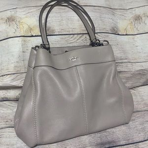 Coach Taupe Purse EUC